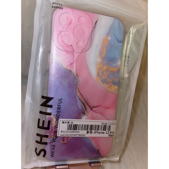 Sparkle Marble Pattern Pink iPhone 12 Pro Max Case 💖 - Picture 8 of 17